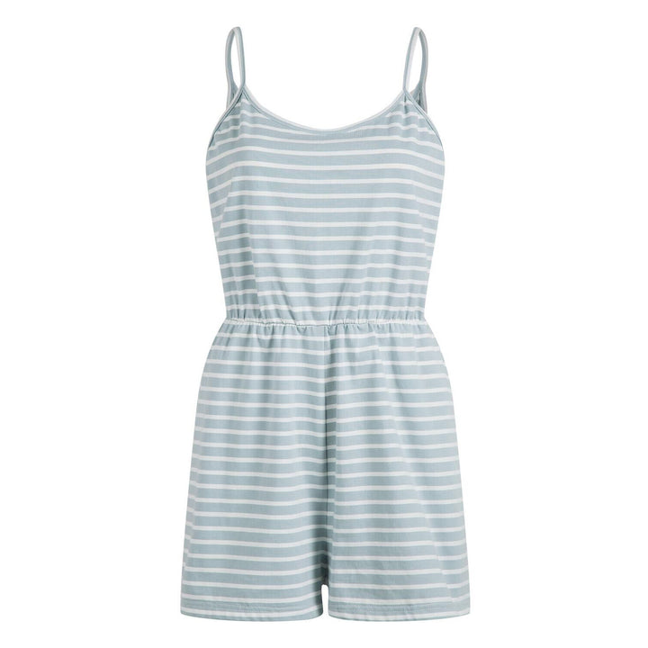 Dame stilfull jumpsuit med justerbare stropper og elastisk livlinje Skjora