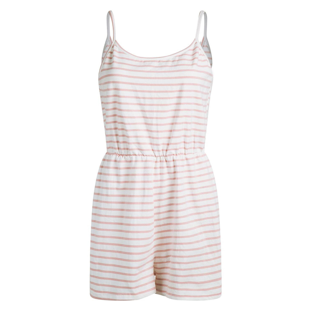 Dame stilfull jumpsuit med justerbare stropper og elastisk livlinje Skjora