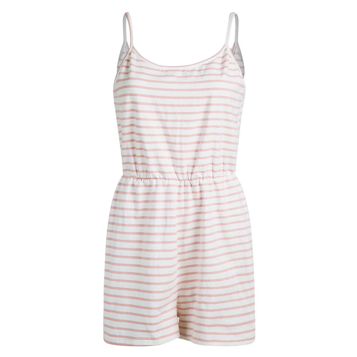 Dame stilfull jumpsuit med justerbare stropper og elastisk livlinje Skjora