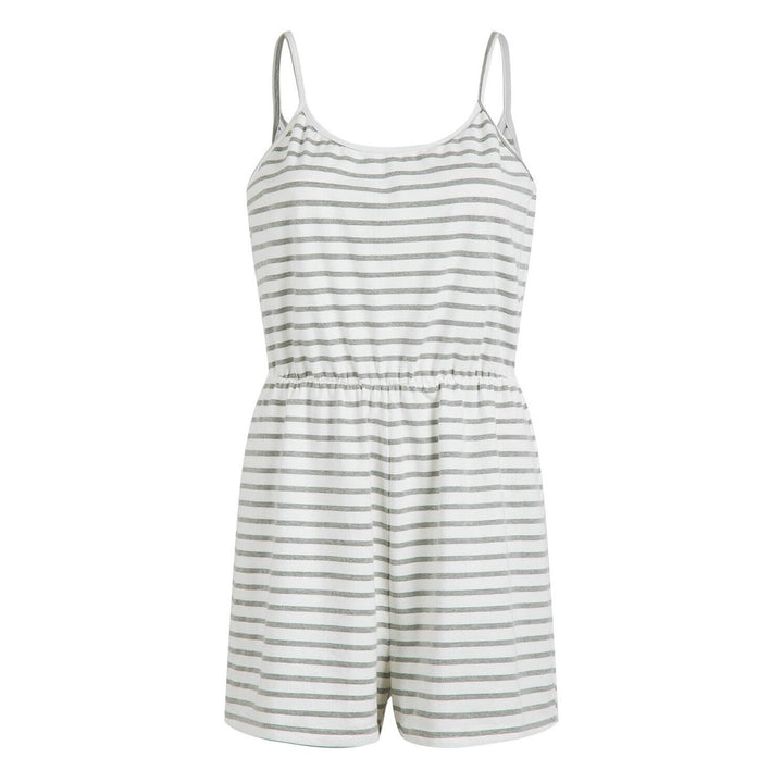 Dame stilfull jumpsuit med justerbare stropper og elastisk livlinje Skjora