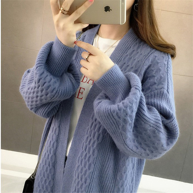 Kvinne cardigan med teksturert design og myk håndtering Skjora