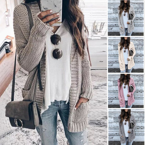 Kvinne cardigan i avslappet oversized stil Skjora