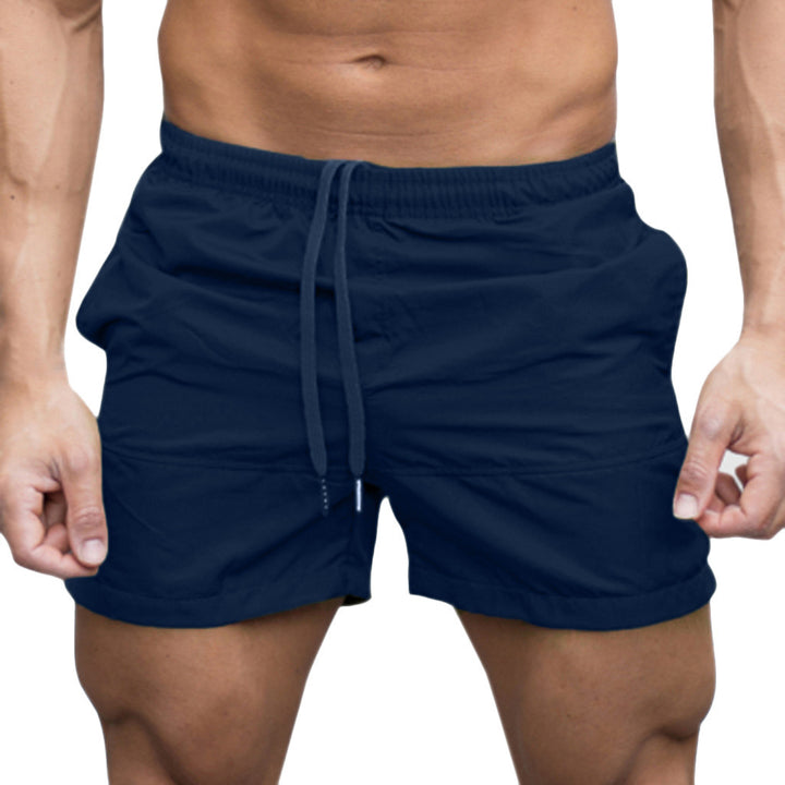 Herre badeshorts med elastisk linning og sporty snitt Skjora