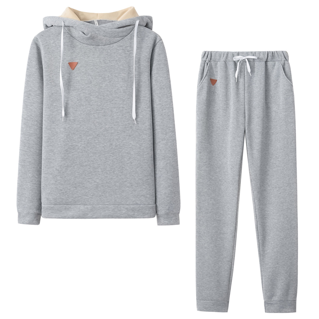 Sweatsett med hette og jogger Skjora for kvinner