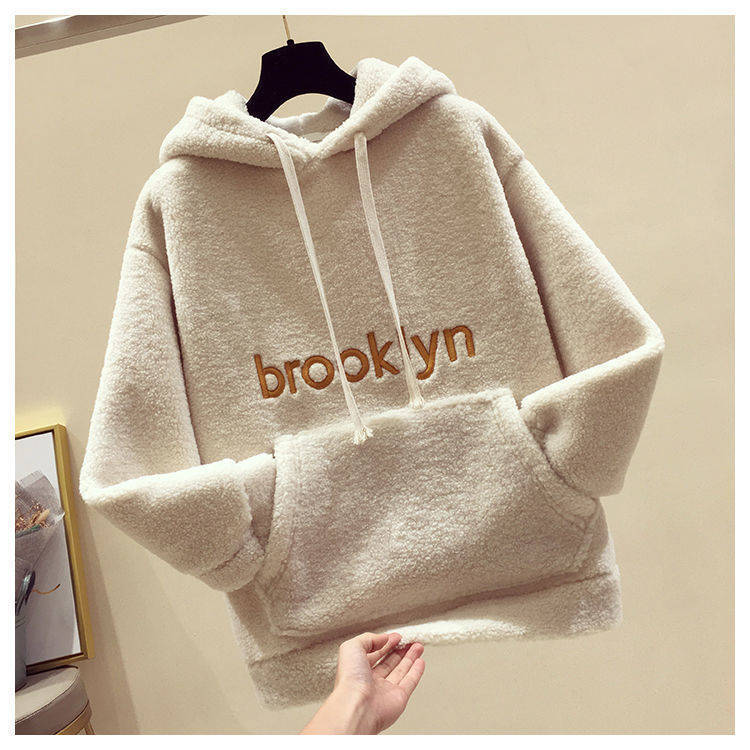 Damer Cozy Fleece Hoodie med Kengurulomme Skjora