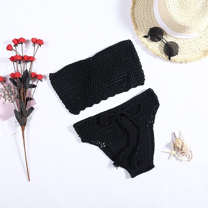 Damen Häkel-Bikini-Set mit attraktiven Akzenten Skjora