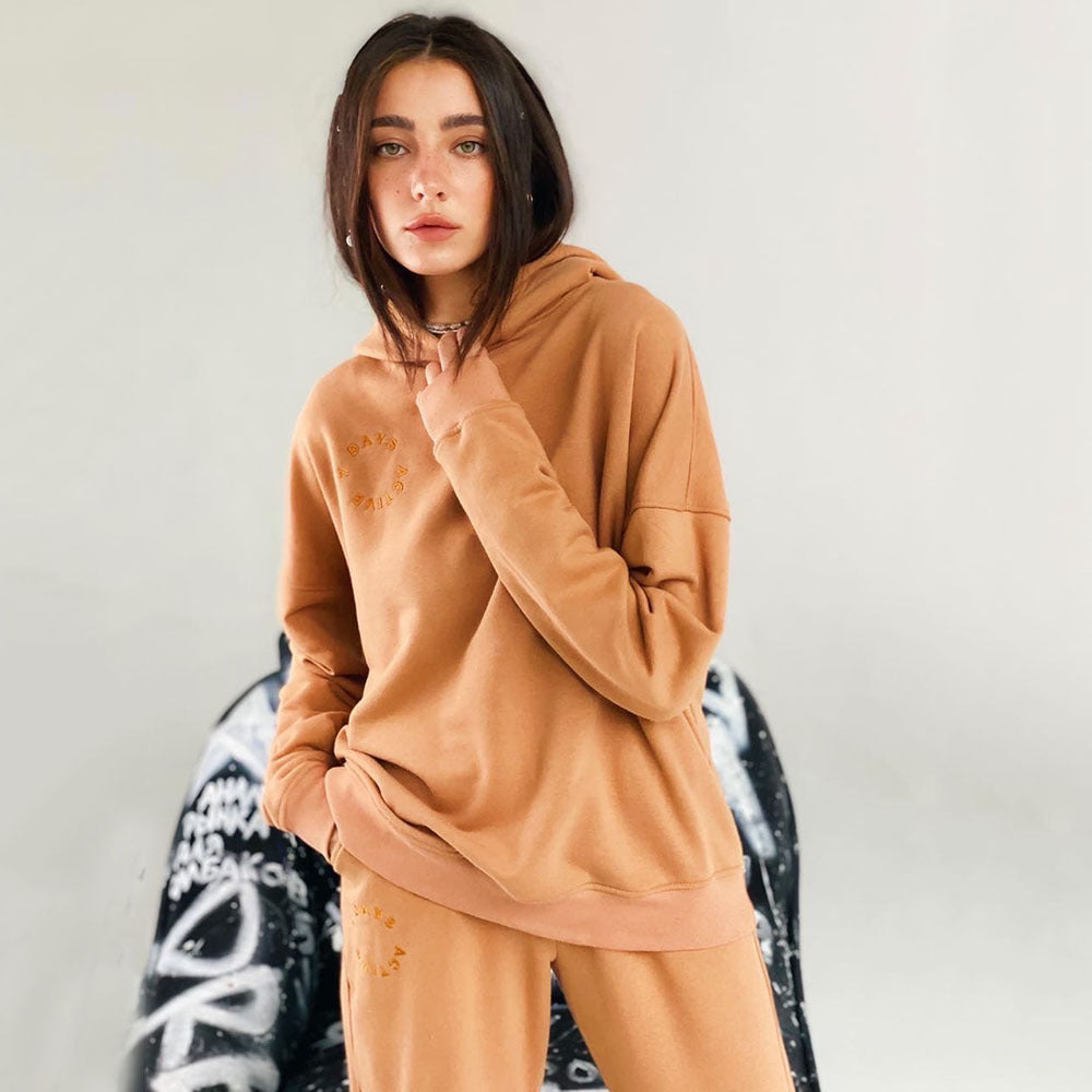 Kvinne Komfortabel Hoodie Skjora
