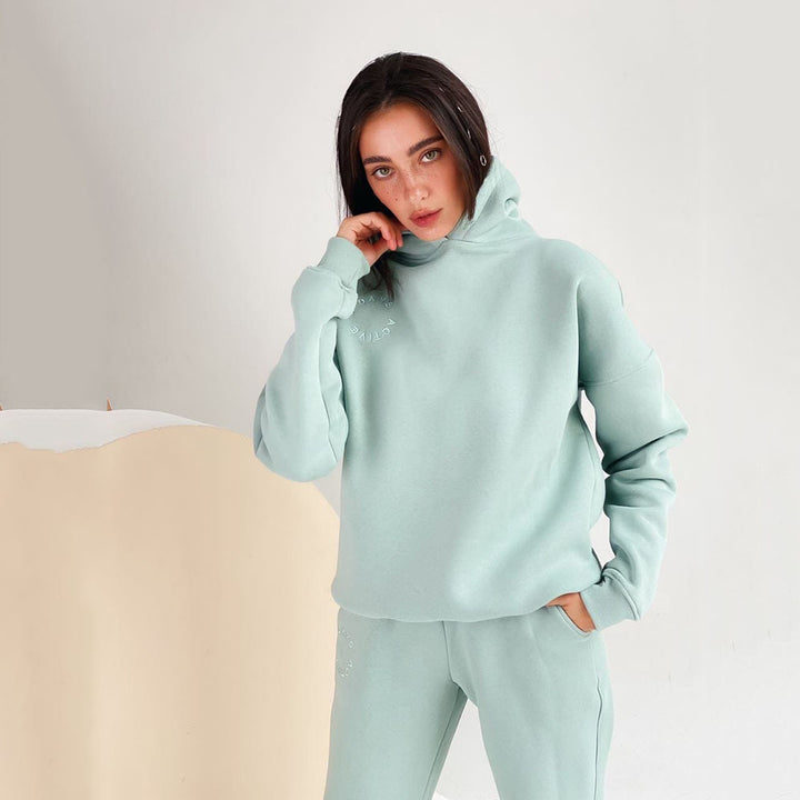 Kvinne Komfortabel Hoodie Skjora