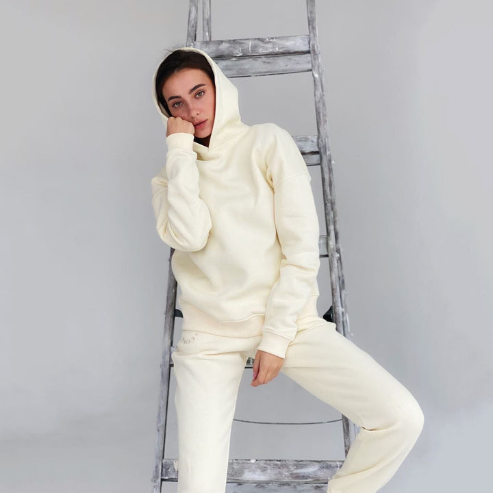 Kvinne Komfortabel Hoodie Skjora