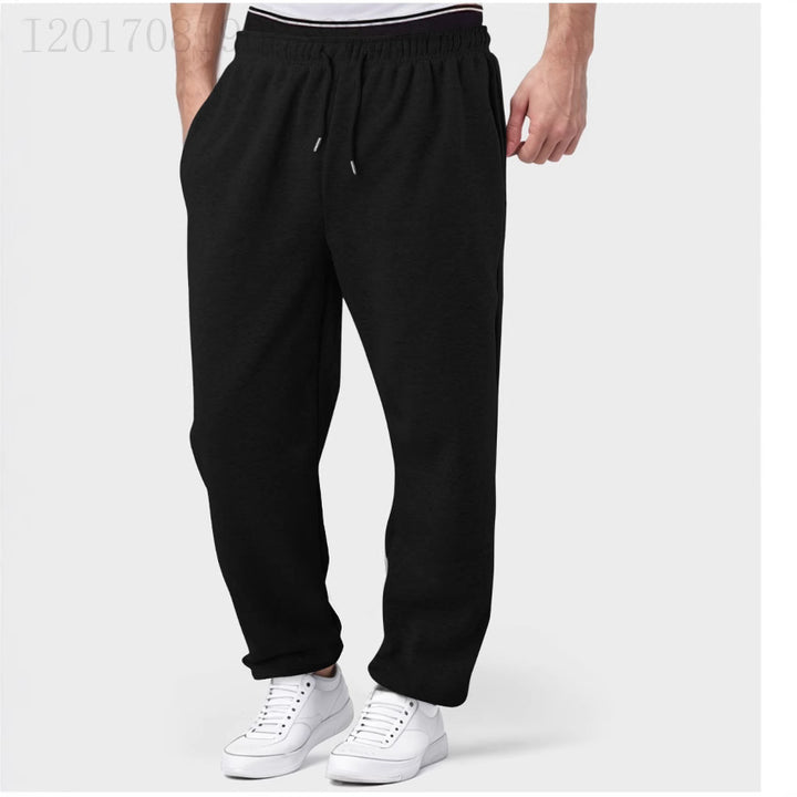 Herre komfortable joggebukser med elastisk liv og sidelommer Skjora