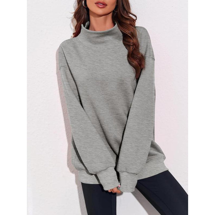 Kvinner Oversized Turtleneck Genser Skjora