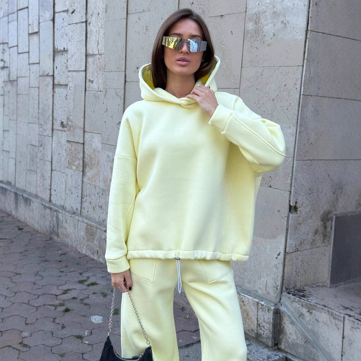 Dame casual hoodie og jogger kombinasjon Skjora