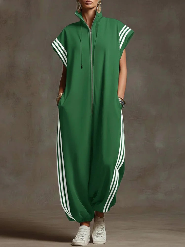 Dame stilige jumpsuit med moderne kontraster Skjora