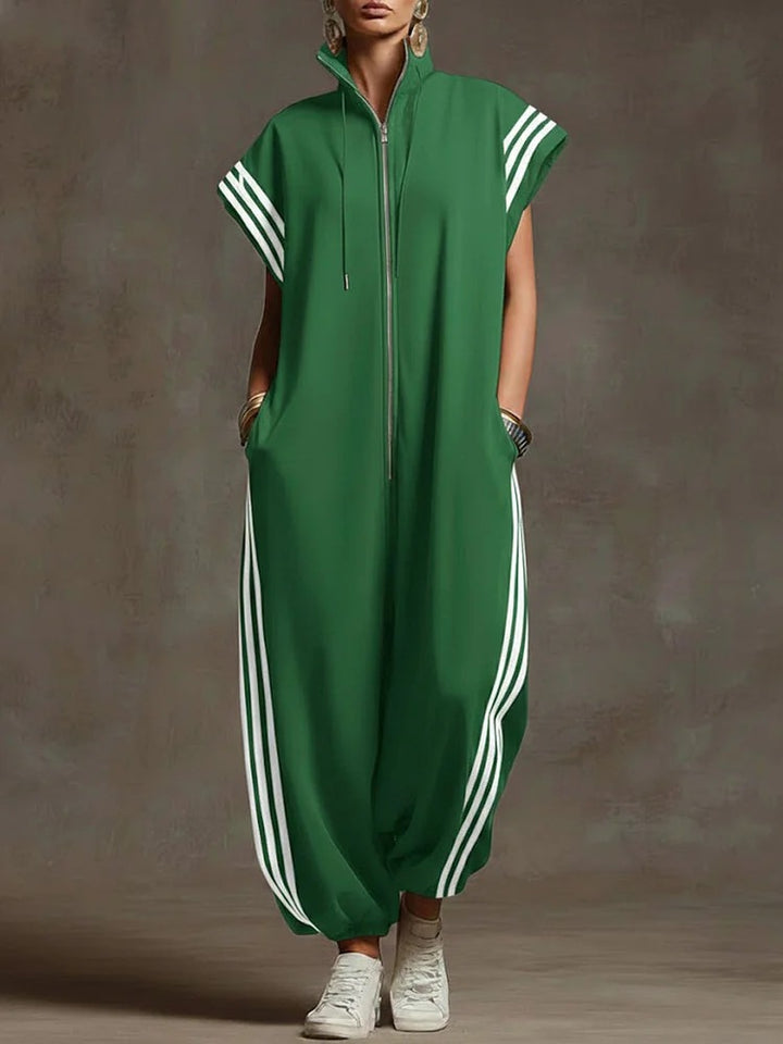 Dame stilige jumpsuit med moderne kontraster Skjora