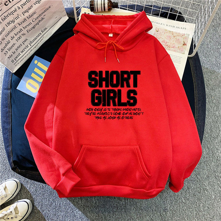 Women's hoodie with eye-catching lettering Skjora