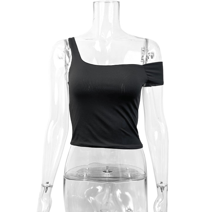 Dame Off-Shoulder Kroppstopp med figursydd snitt Skjora
