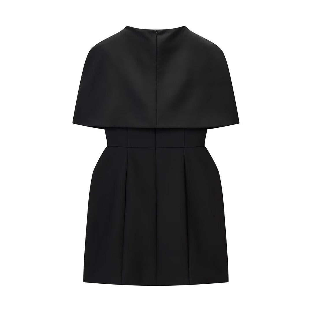 Damer elegant brudekjole med cape-ermer og innsvingt snitt Skjora