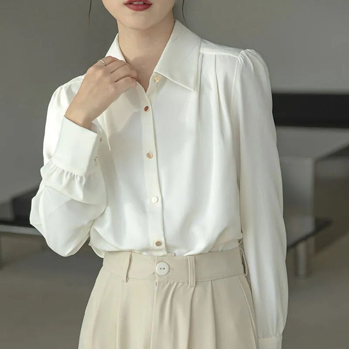 Kvinnes elegant skjorte bluse Skjora