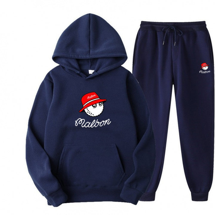 Dame hoodie sett for kvinner med leken grafisk design og praktiske lommer Skjora
