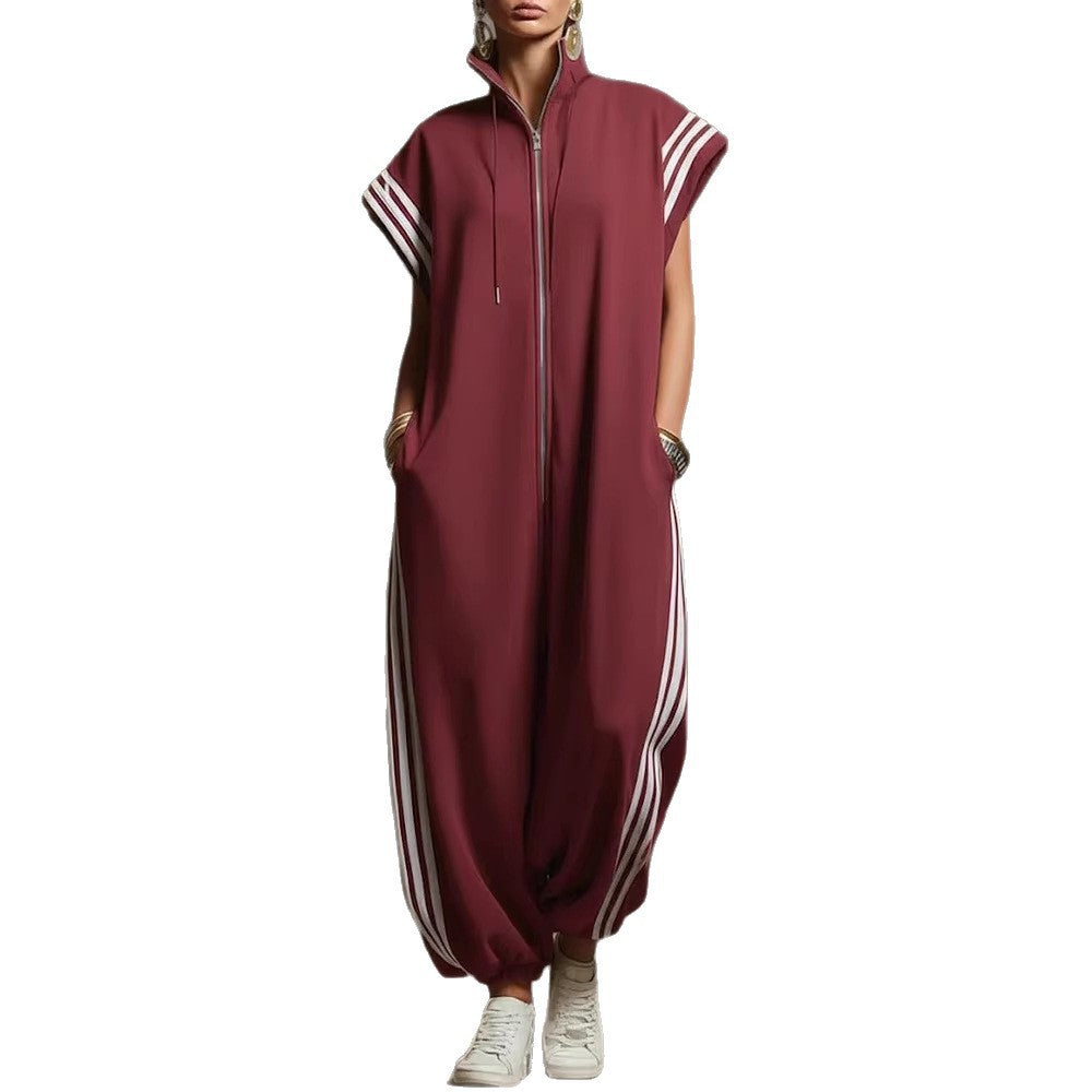 Dame stilige jumpsuit med moderne kontraster Skjora