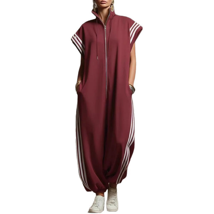 Dame stilige jumpsuit med moderne kontraster Skjora