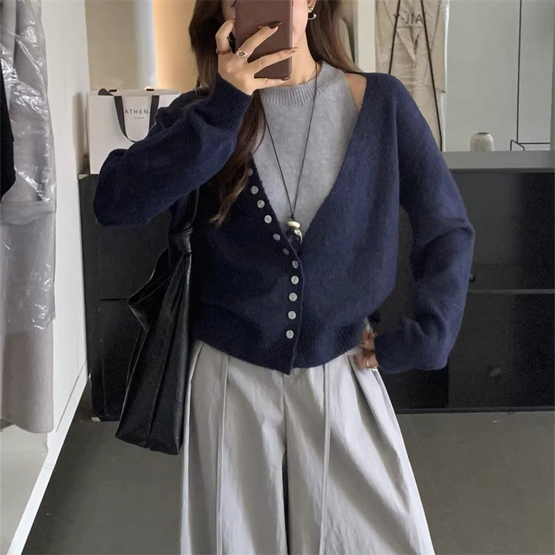 Kvinnes løsstrikket cardigan Skjora