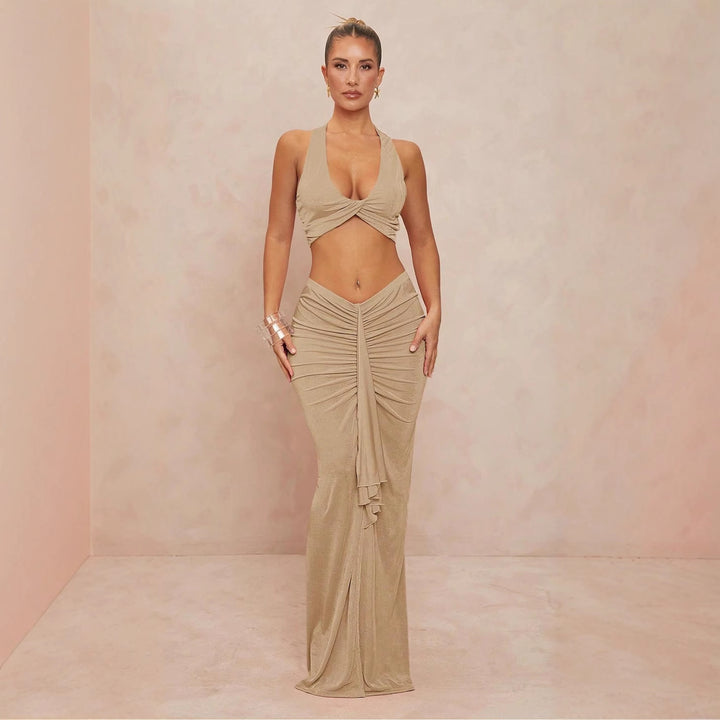 Damer elegant bodysuit med kryss-bæringsalternativ og sidelig snitt Skjora
