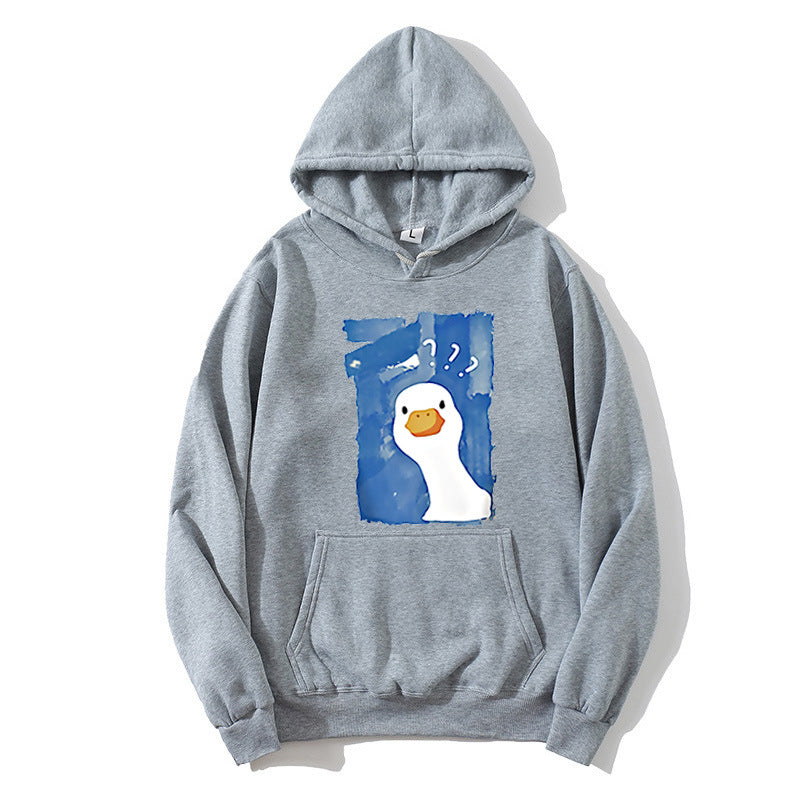 Damen Kapuzenpullover mit verspieltem Entenmotiv Skjora 1772613013