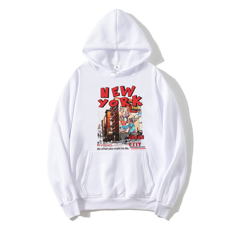 Damen Kapuzenpullover mit urbanem New York-Design Skjora