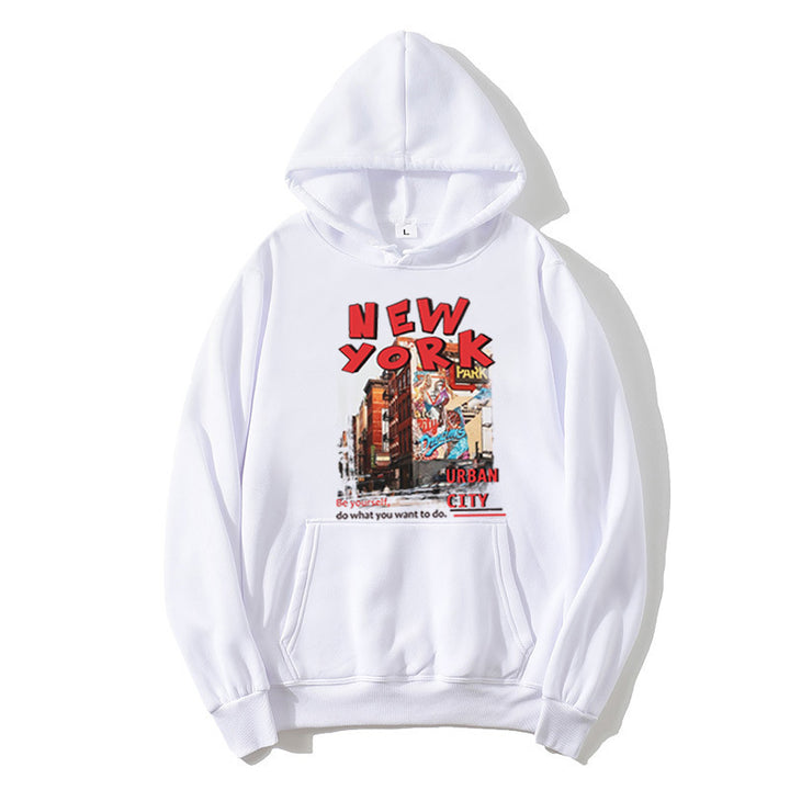 Damen Kapuzenpullover mit urbanem New York-Design Skjora