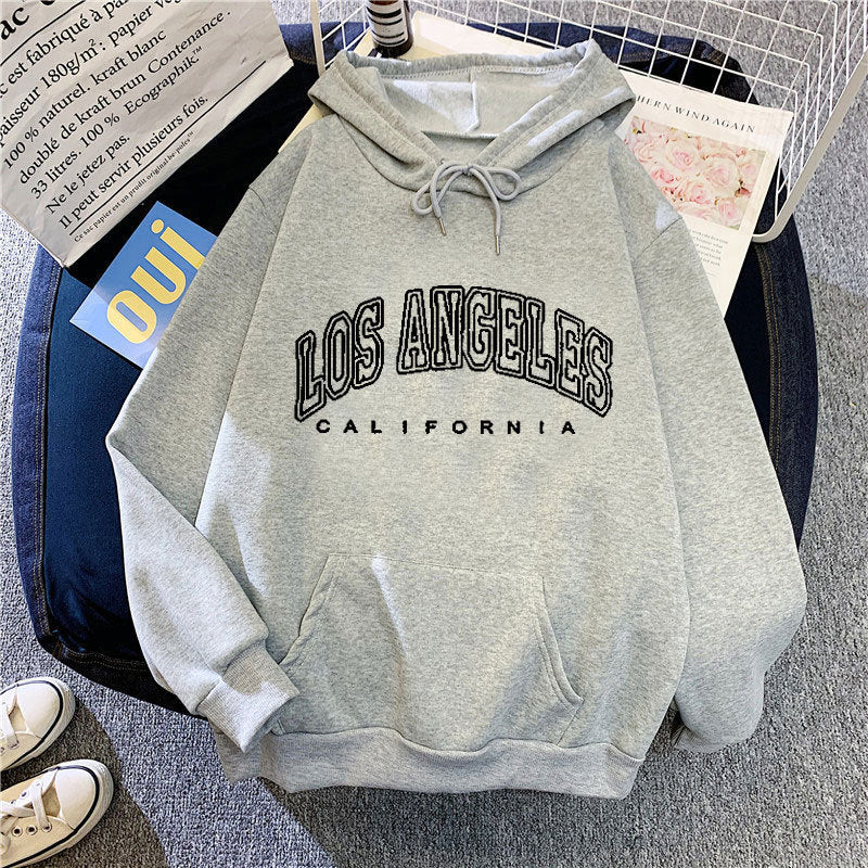 Dame hettegensere med stor Los Angeles tekst Skjora
