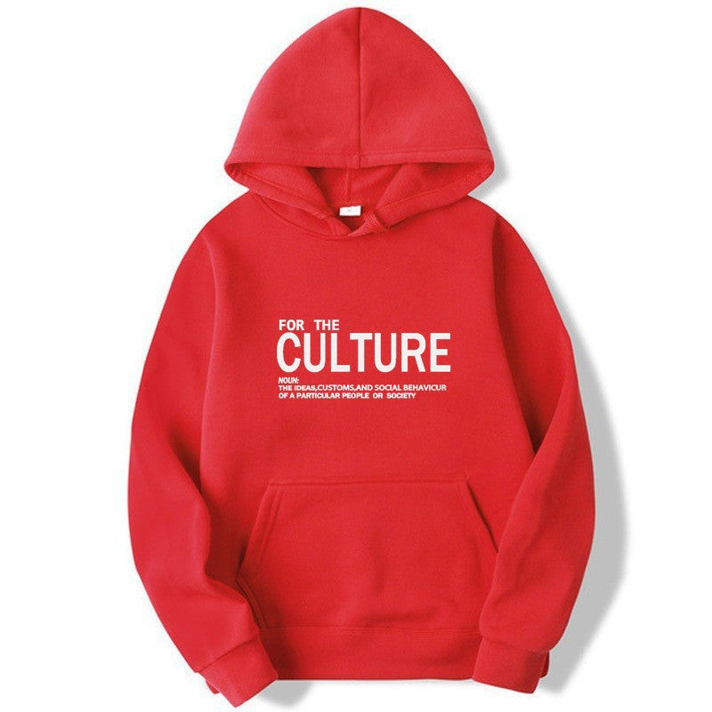 Damer hoodie med inspirerende kulturell trykk Skjora