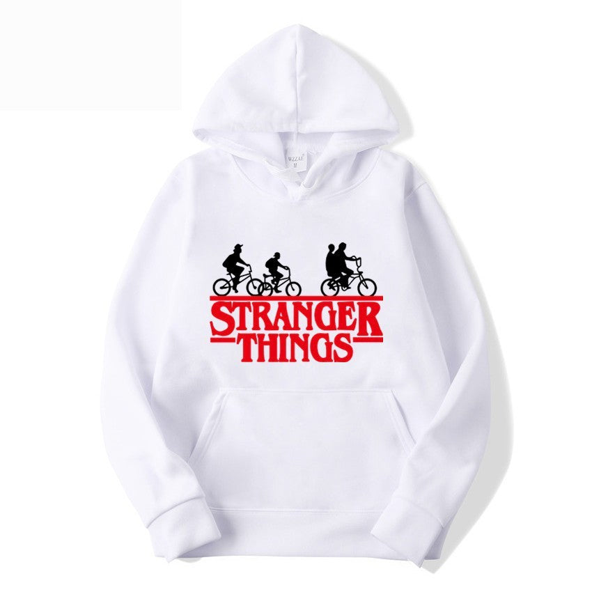 Kvinnelig hettegenser med kreativ Stranger Things design Skjora