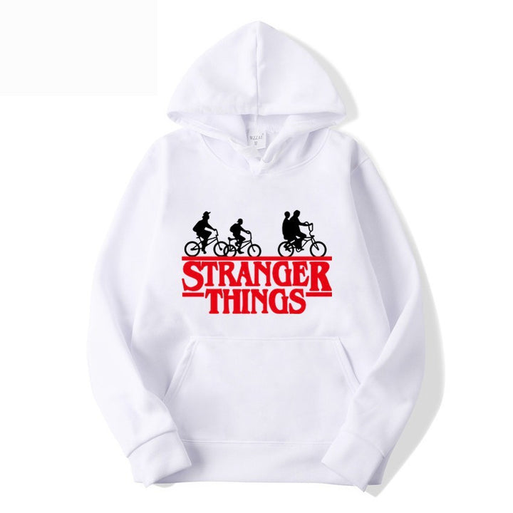 Kvinnelig hettegenser med kreativ Stranger Things design Skjora