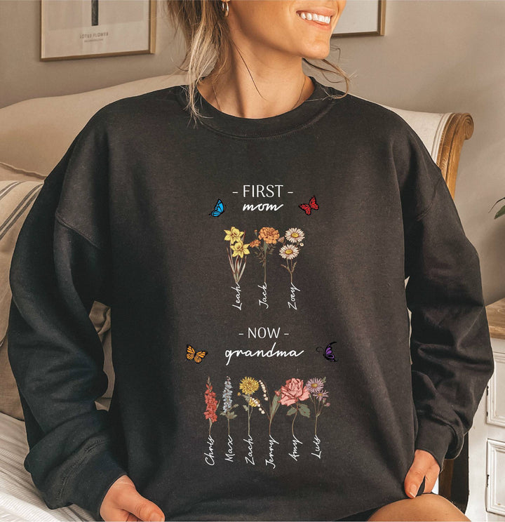 Damegenser med blomstermotiv og inspirerende tekst Skjora
