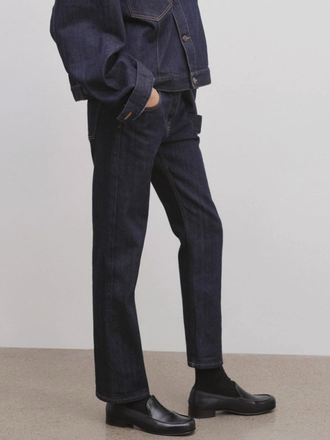 Dame rett skåret jeans med høy midje Skjora
