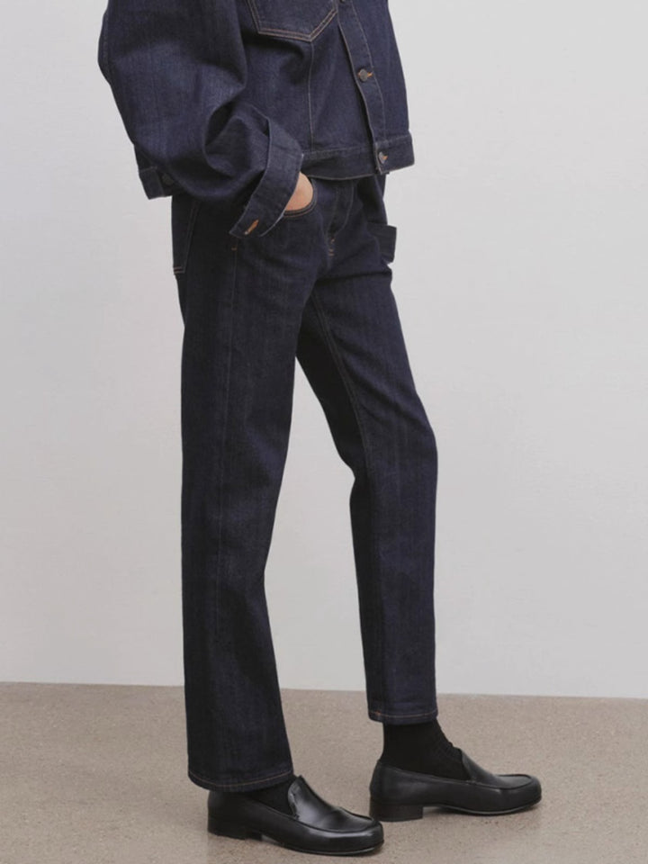 Dame rett skåret jeans med høy midje Skjora