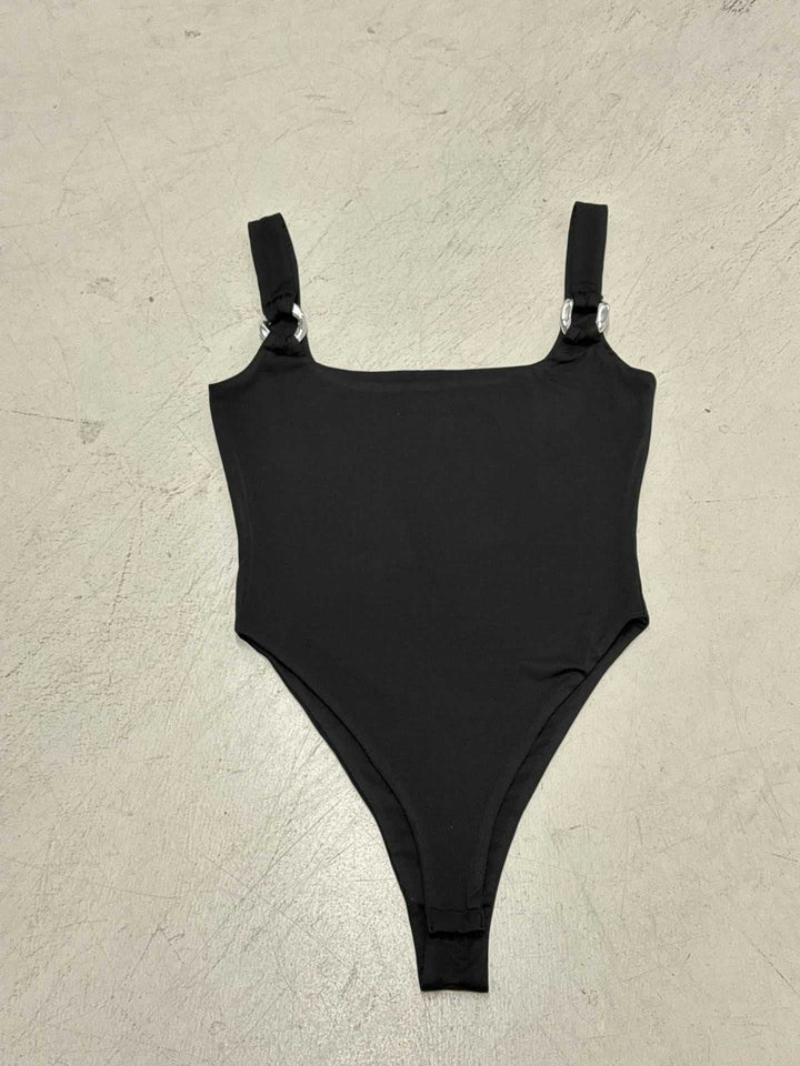 Dame badedrakt med justerbare stropper og trendy knutedesign Skjora