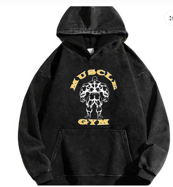 Dame hoodie med inspirerende treningsmotiv Skjora