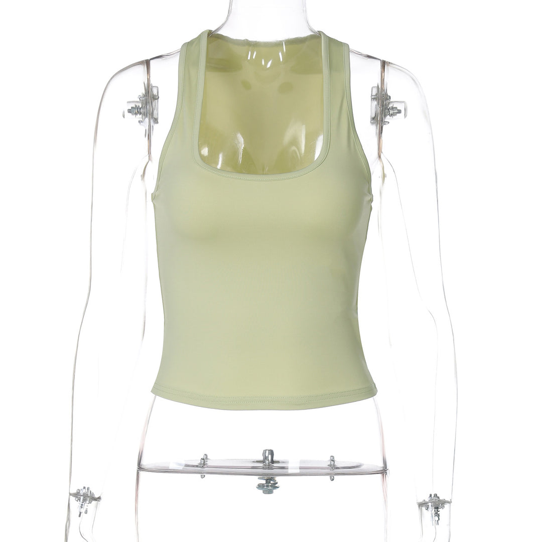 Damer sporty tanktop med brede stropper Skjora