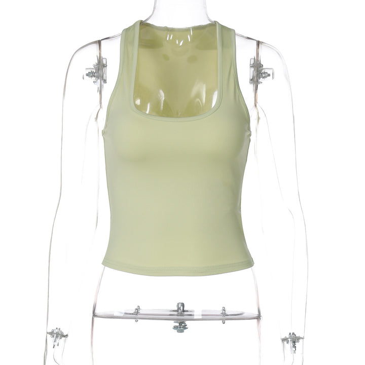Damer sporty tanktop med brede stropper Skjora