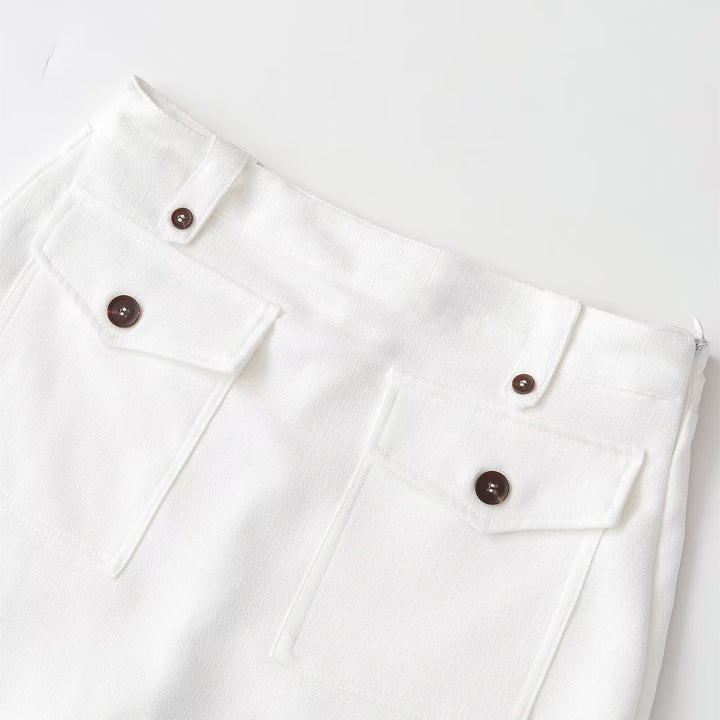 Dame-shorts med praktiske lommer og moderne snitt Skjora