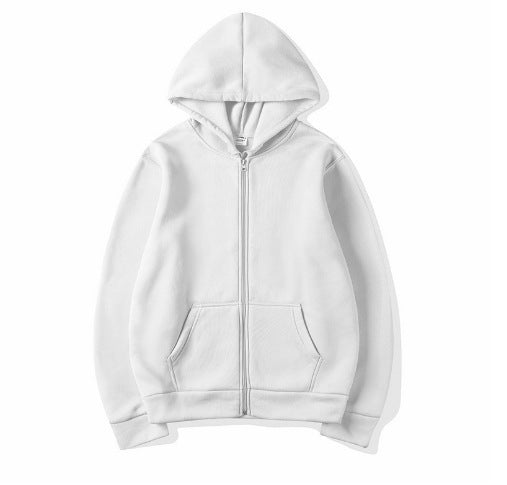Dame hoodie sweatshirt med full glidelås og sidelommer Skjora