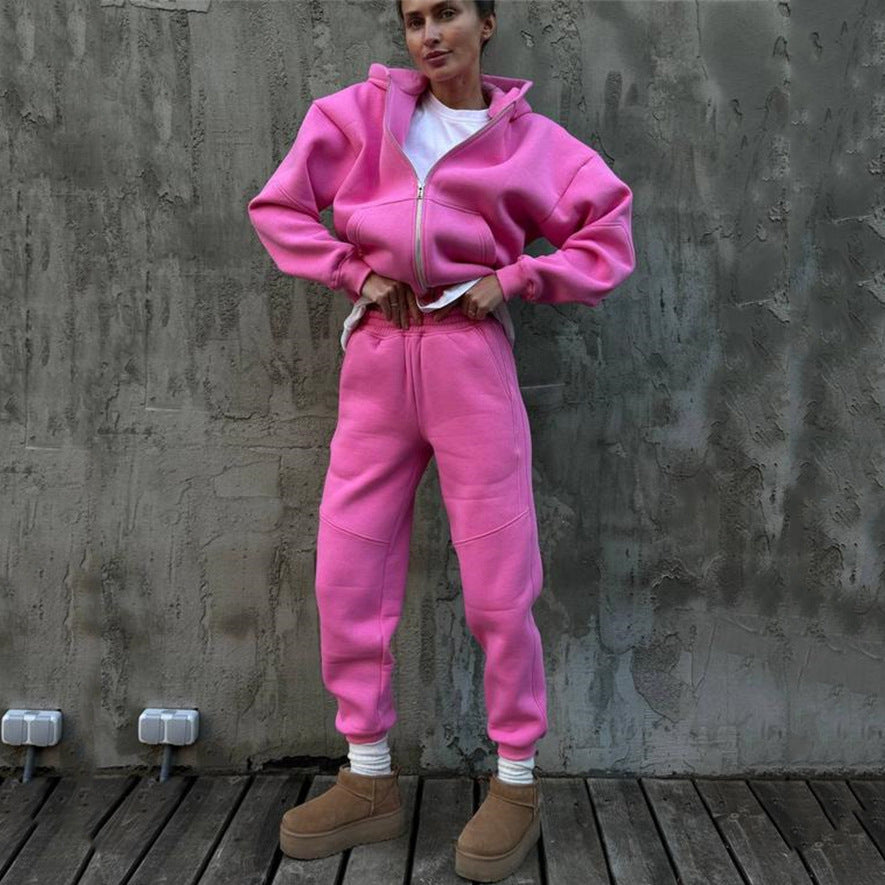 Kvinne Komfortabel Full Bodysuit med Hette og Glidelås Skjora