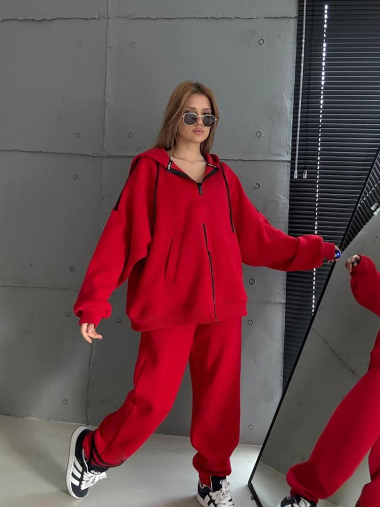 Dame jentedress oversized hettejakke med praktiske lommer Skjora