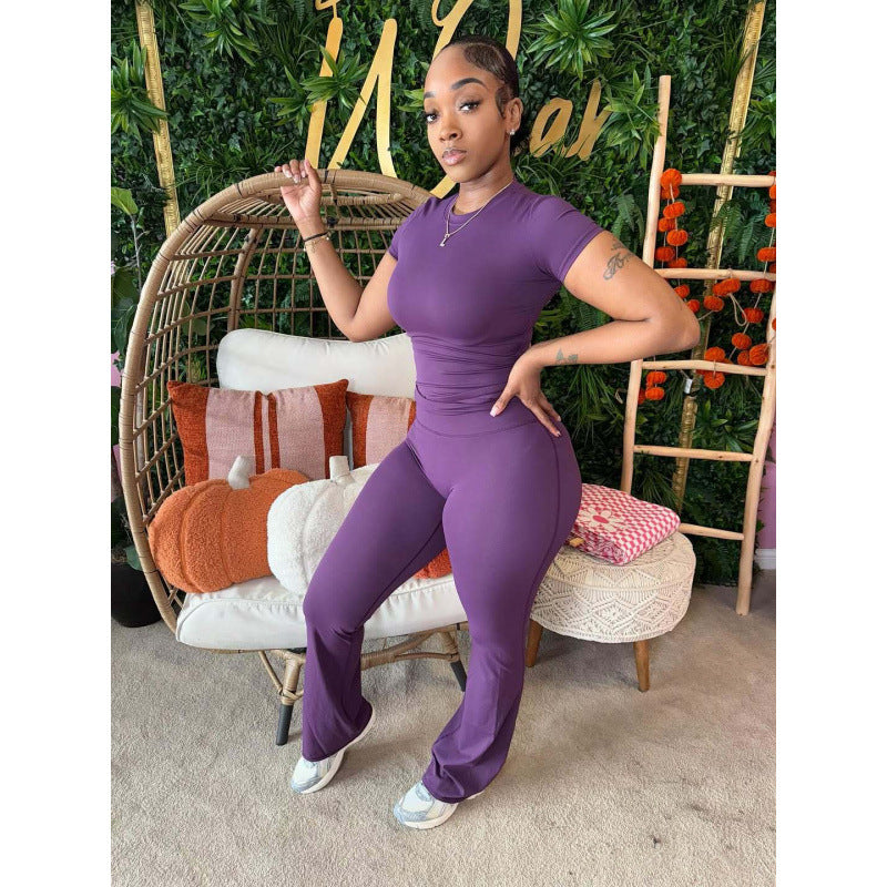 Damer Sporty Jumpsuit med figursydd snitt og estetisk design Skjora