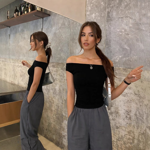 Damer Off-Shoulder Overdel Skjora