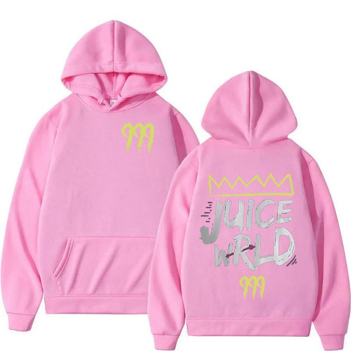 Kvinne hoodie med moderne kengurulommely design og slående grafisk trykk Skjora