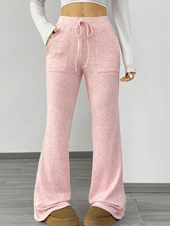 Dame Bredde Lounge- og Sweatpants med elastisk liv Skjora