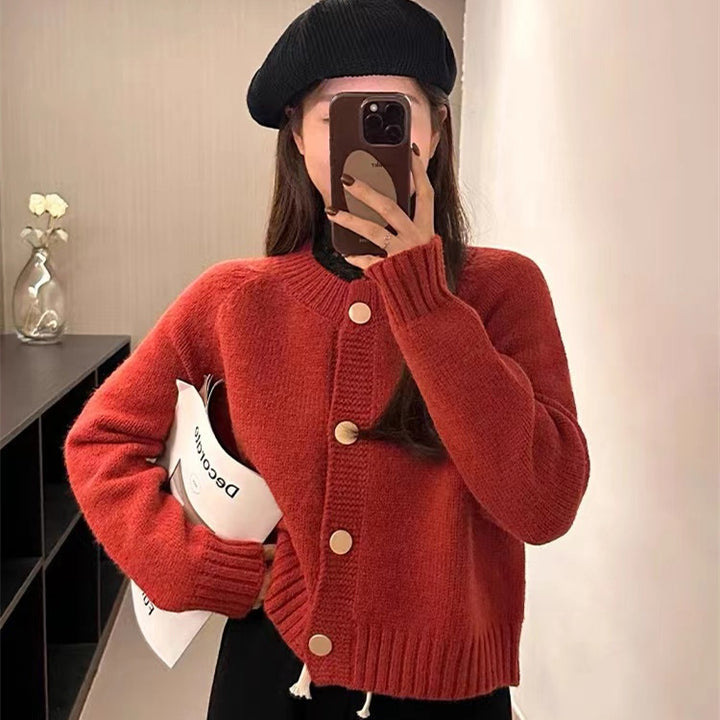 Dame cardigan med knappdetaljer og avslappet passform Skjora